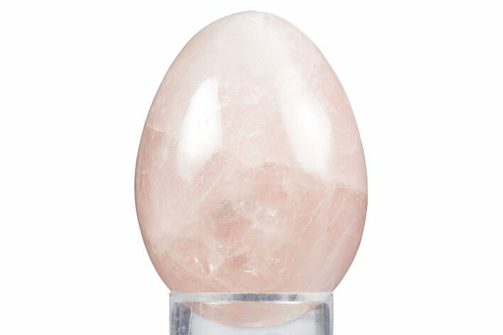 Polished Rose Quartz Egg - South Dakota #356245